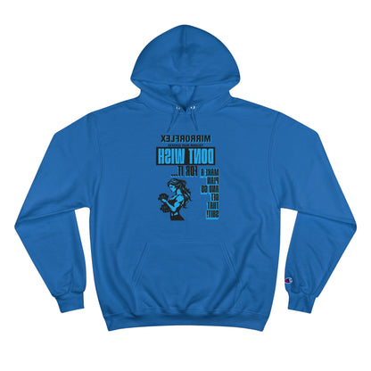 Empowering Champion Hoodie - "Don't Wish for It, Make It Happen" Design