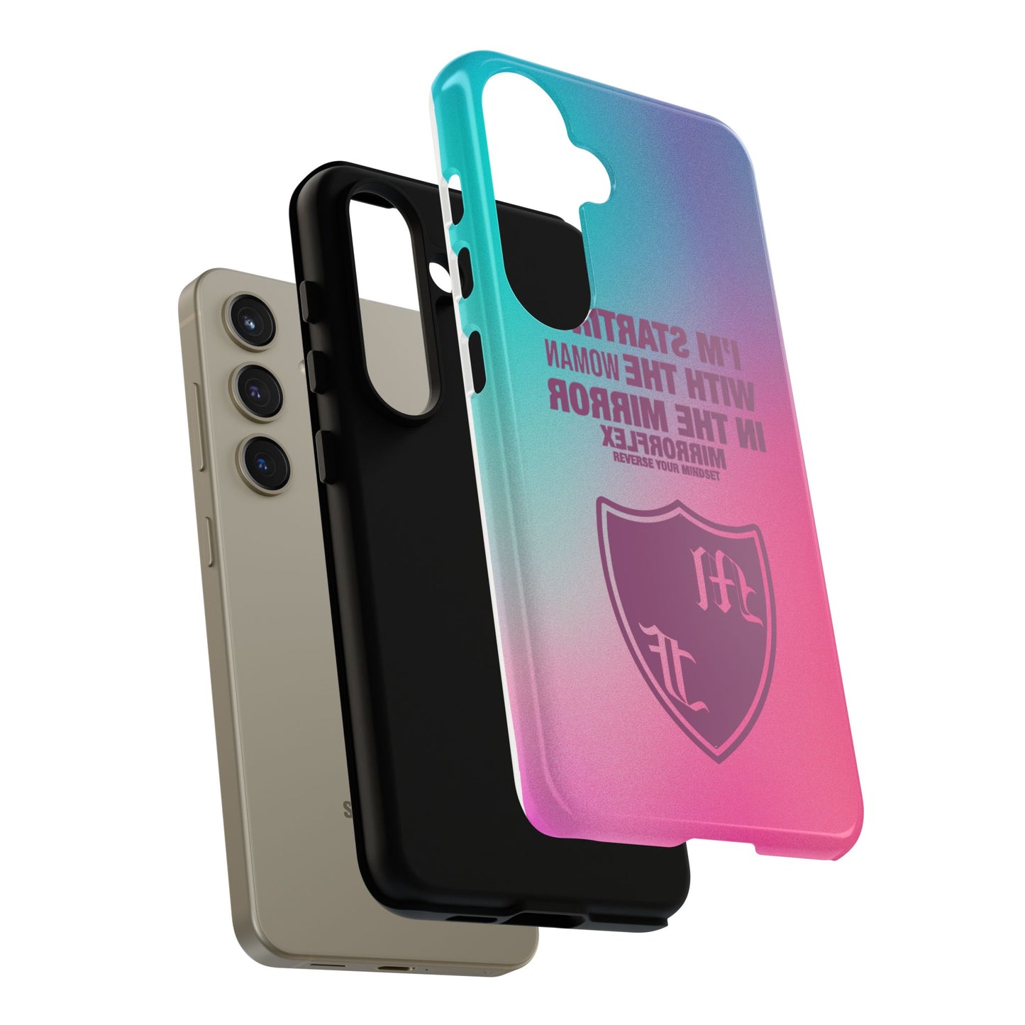 Empowering Phone Case - 'Starting with the Woman in the Mirror' Design