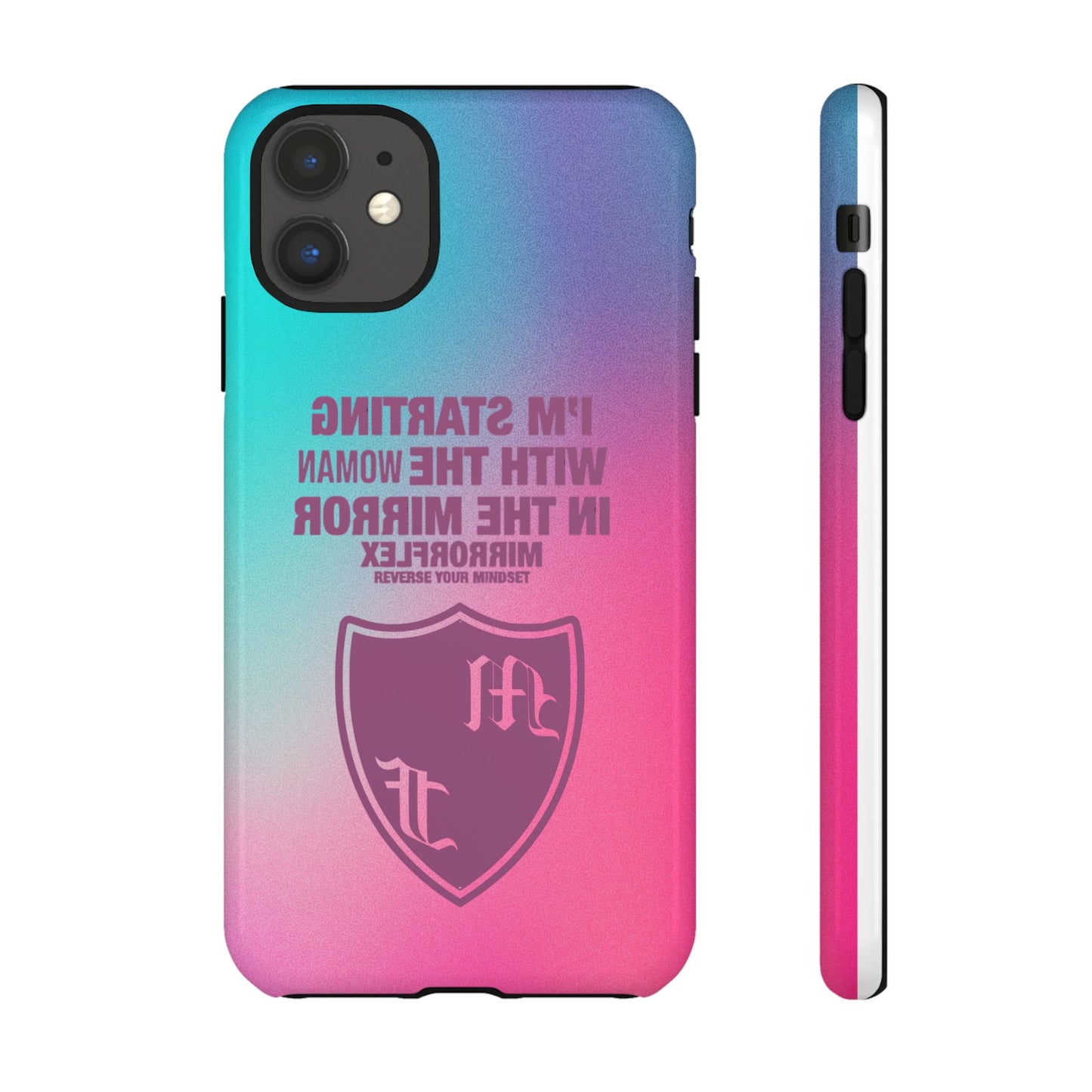 Empowering Phone Case - 'Starting with the Woman in the Mirror' Design