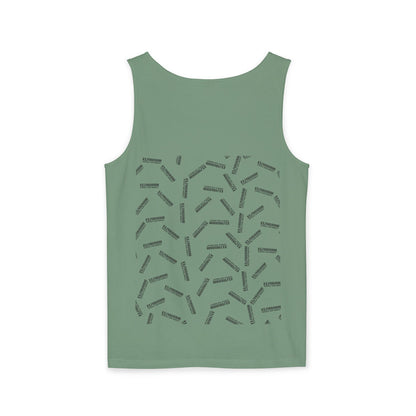 Unisex Garment-Dyed Tank Top - 'F*ck It, Lift That Sh*t' Motivational Workout Tee