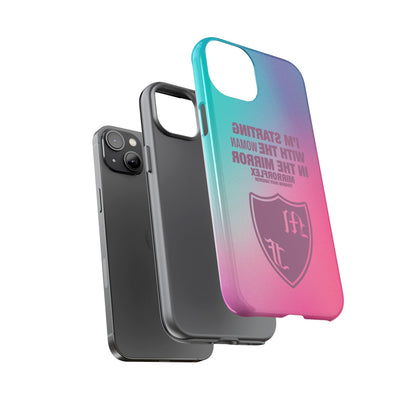 Empowering Phone Case - 'Starting with the Woman in the Mirror' Design