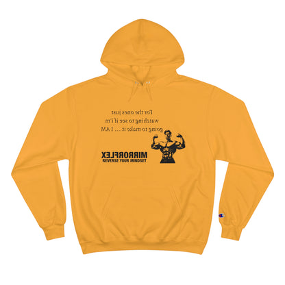 Motivational Champion Hoodie - Reverse Your Mindset, Fitness Inspiration, Gym Wear