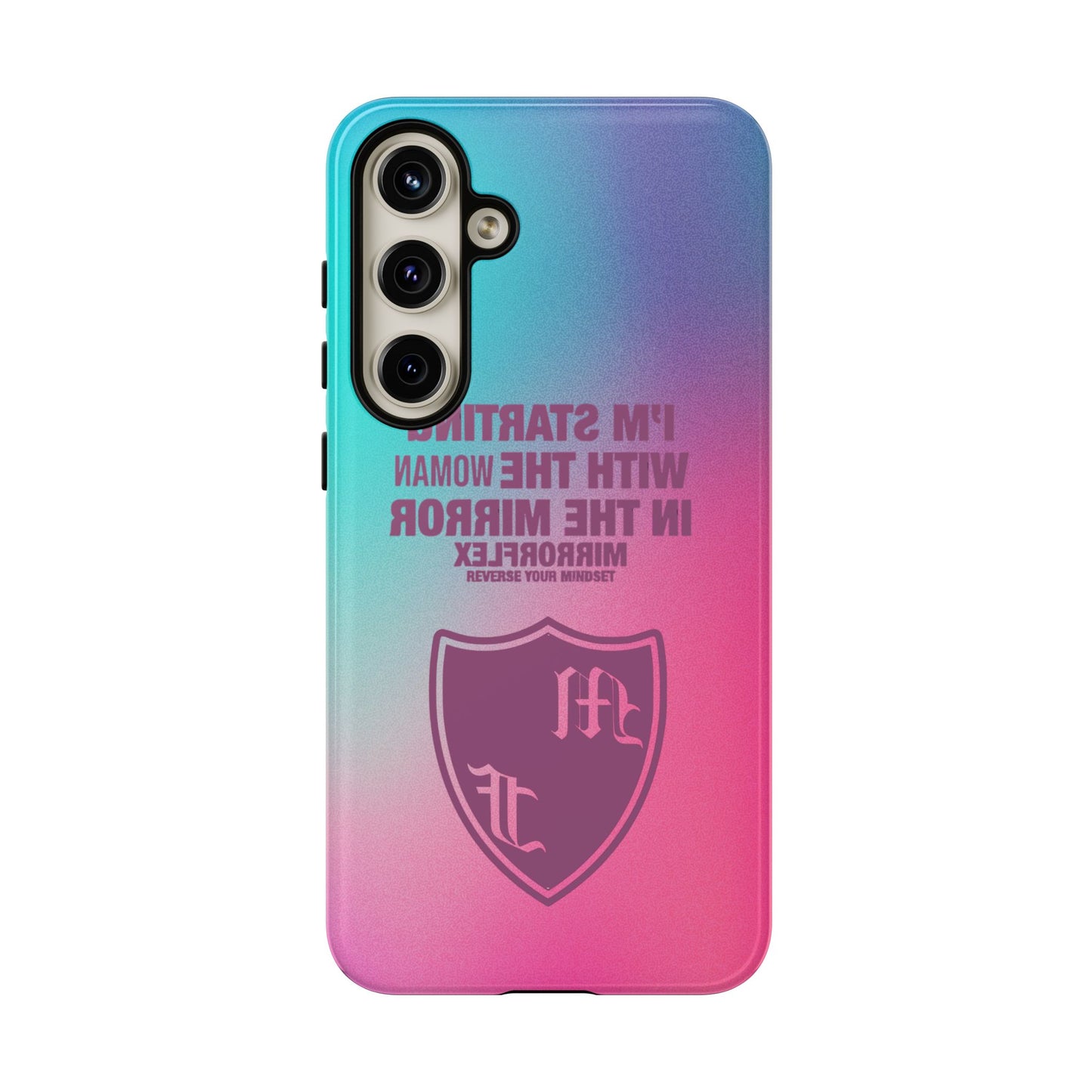 Empowering Phone Case - 'Starting with the Woman in the Mirror' Design