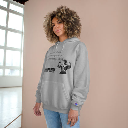 Motivational Champion Hoodie - Reverse Your Mindset, Fitness Inspiration, Gym Wear