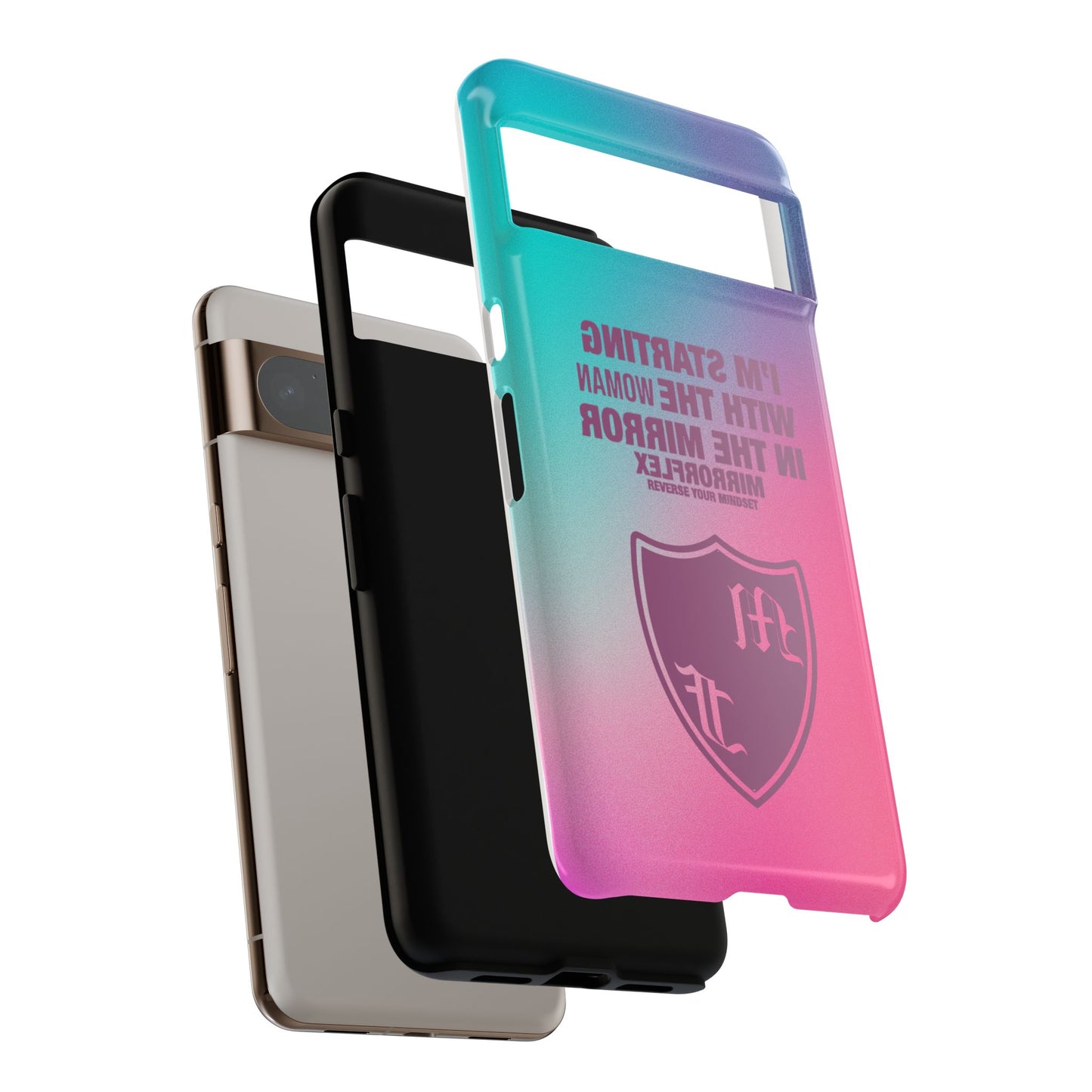 Empowering Phone Case - 'Starting with the Woman in the Mirror' Design