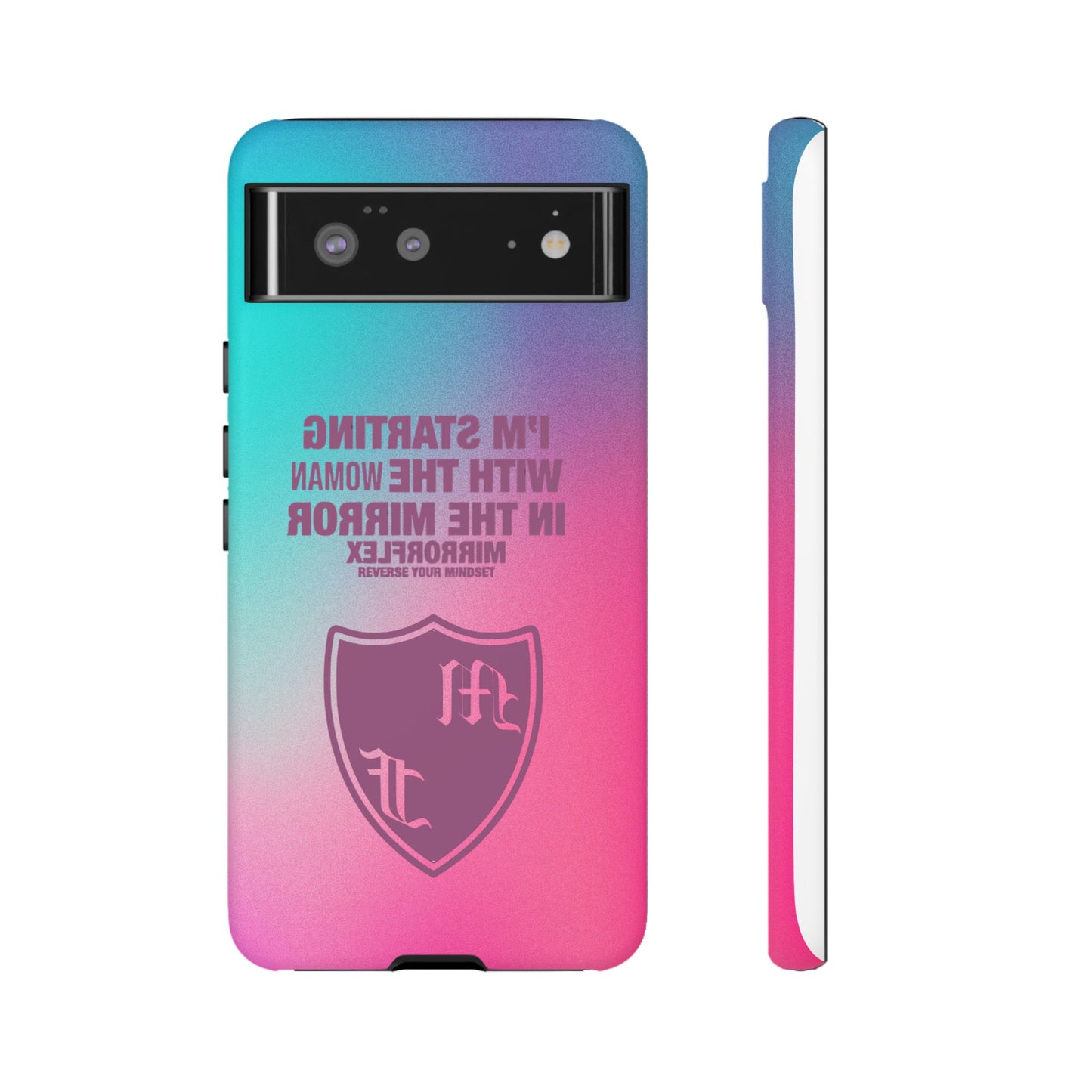Empowering Phone Case - 'Starting with the Woman in the Mirror' Design
