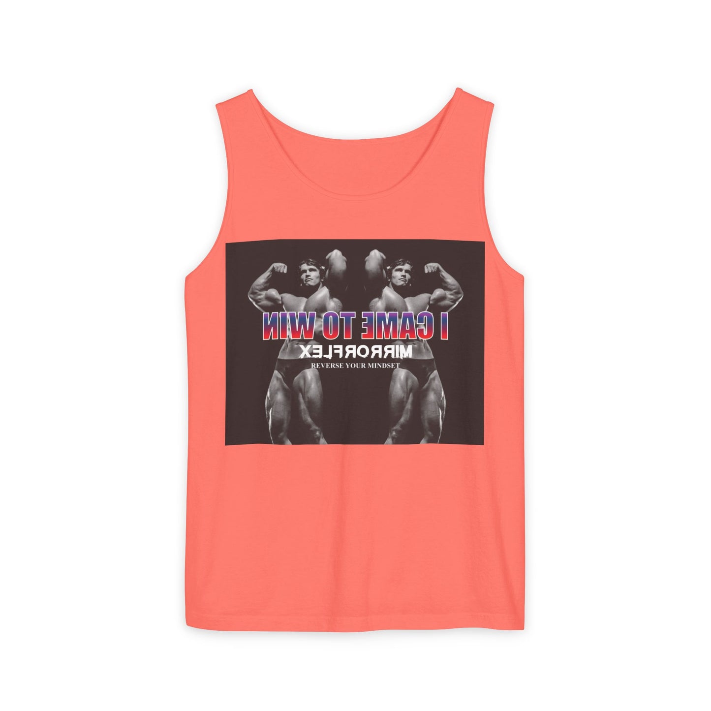 Unisex Garment-Dyed Tank Top - 'I Came to Win' Motivational Gym Wear