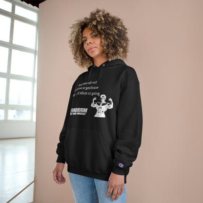 Motivational Champion Hoodie - Reverse Your Mindset, Fitness Inspiration, Gym Wear
