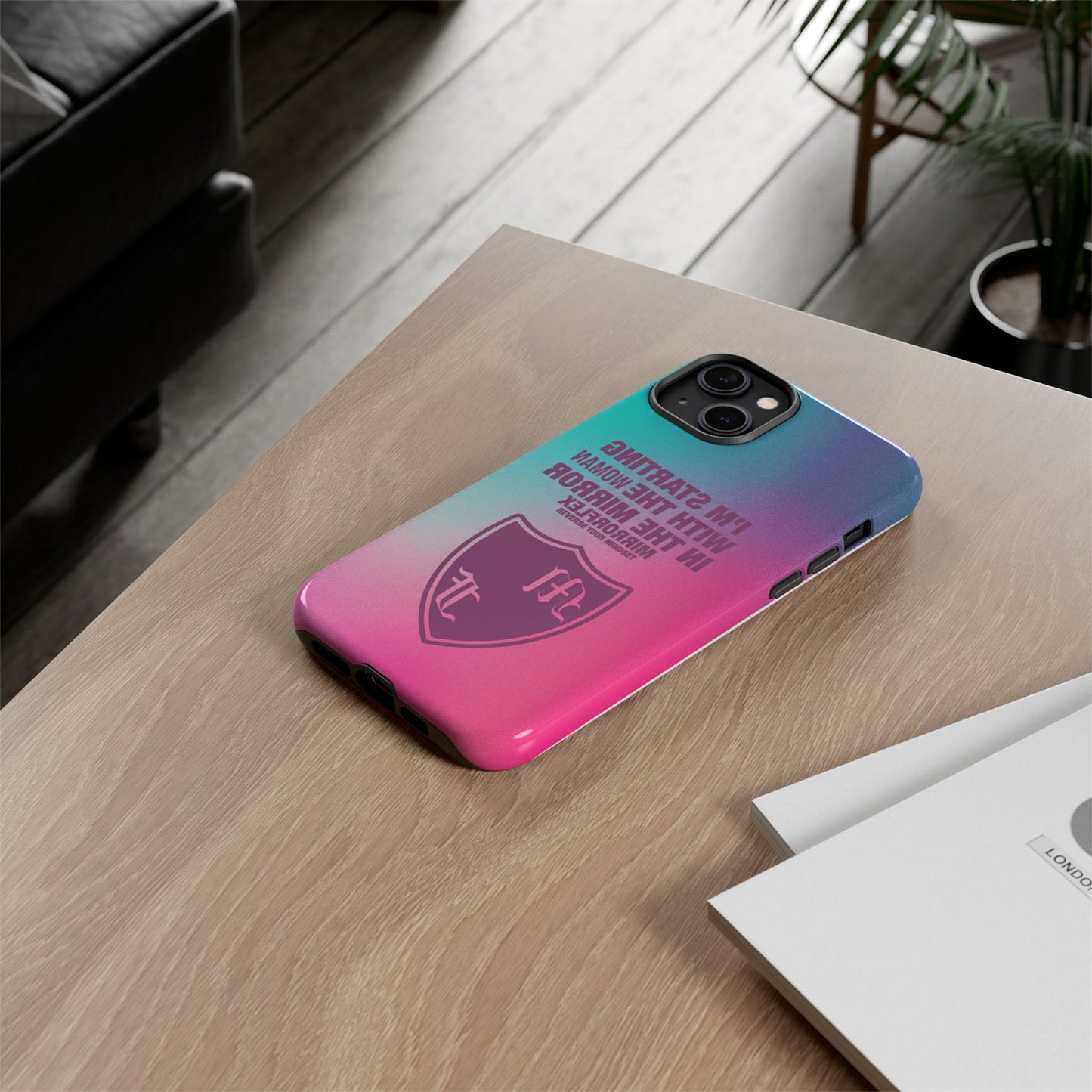 Empowering Phone Case - 'Starting with the Woman in the Mirror' Design