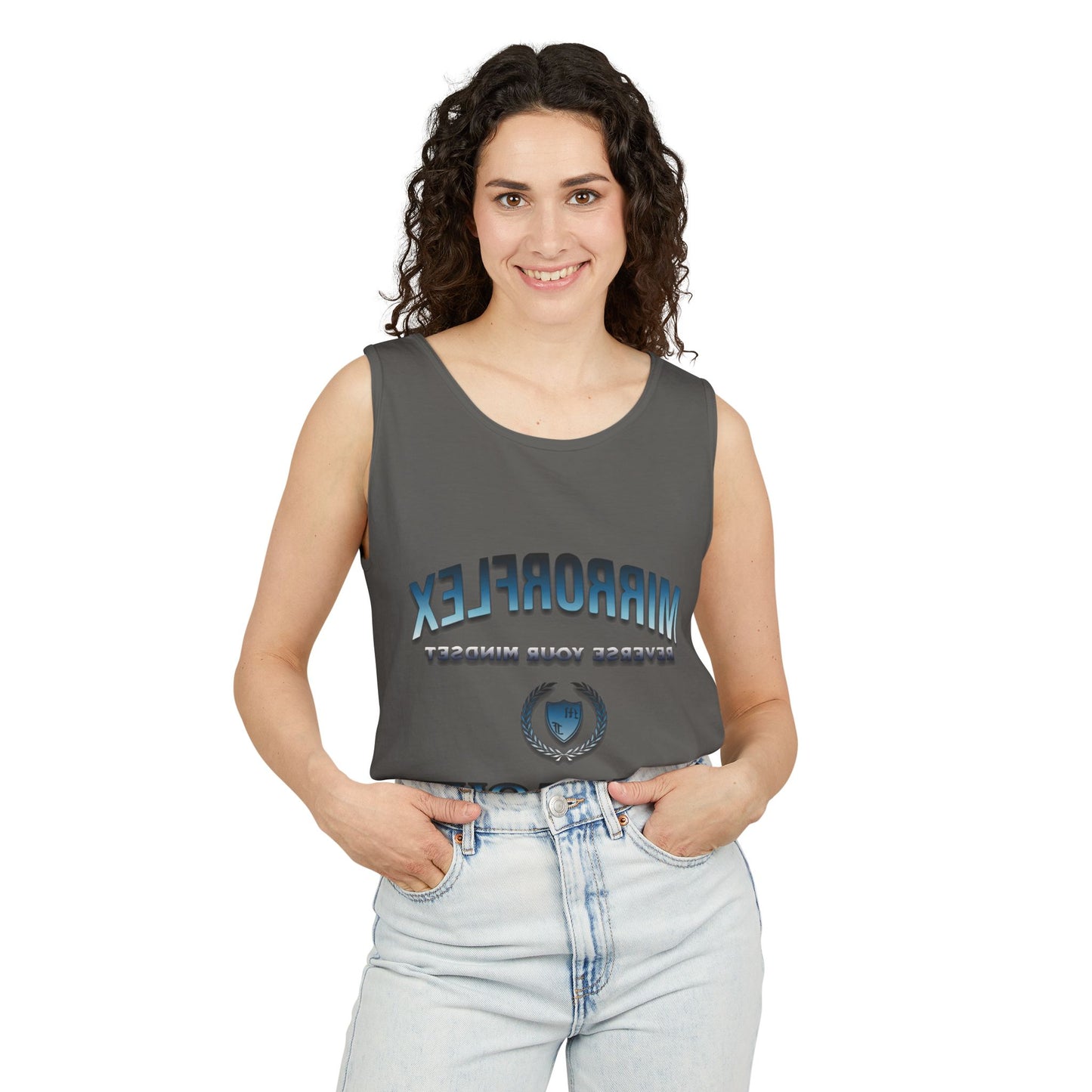 Unisex Garment-Dyed Tank Top - "Don't Quit" Motivational Shirt for Athletes & Casual Wear