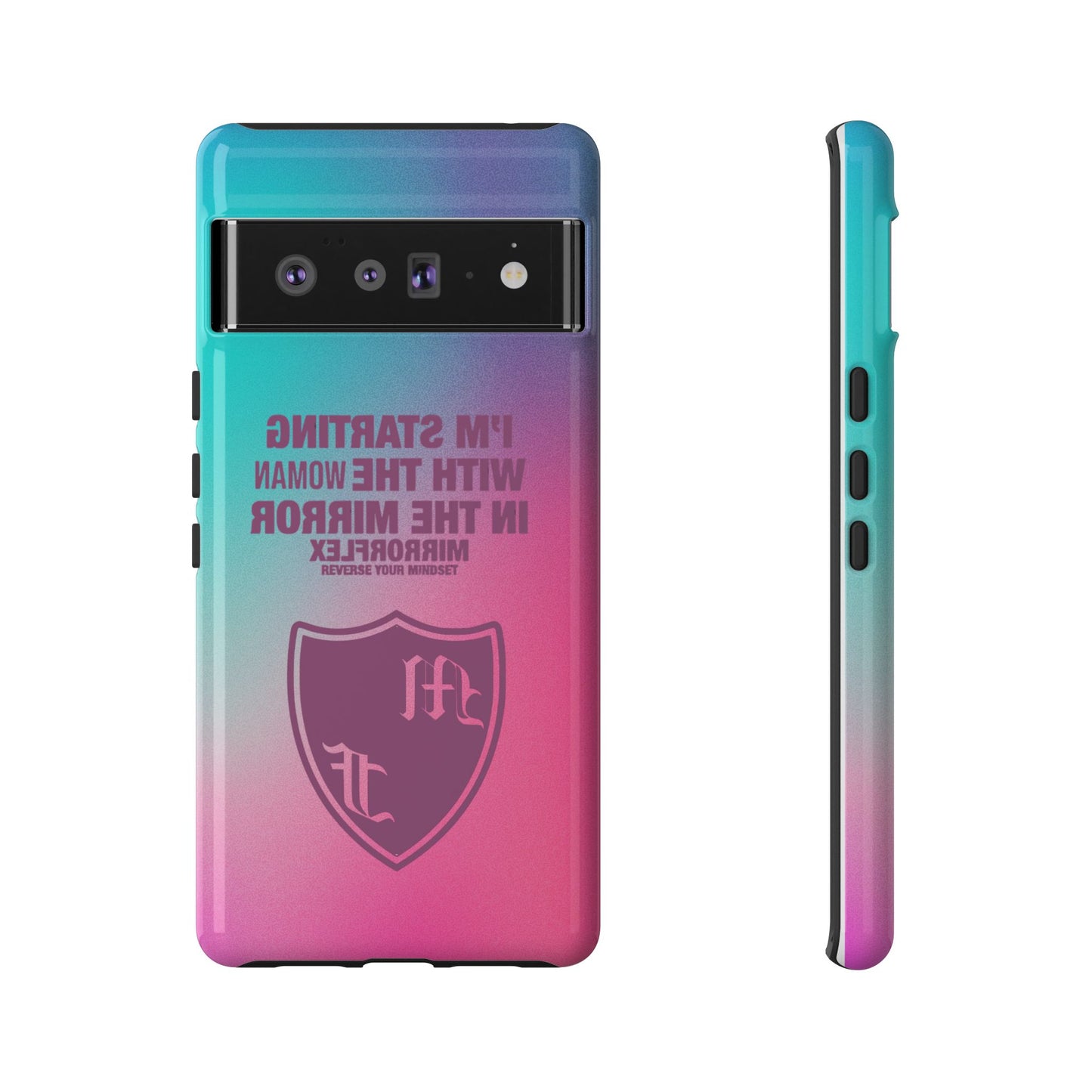 Empowering Phone Case - 'Starting with the Woman in the Mirror' Design