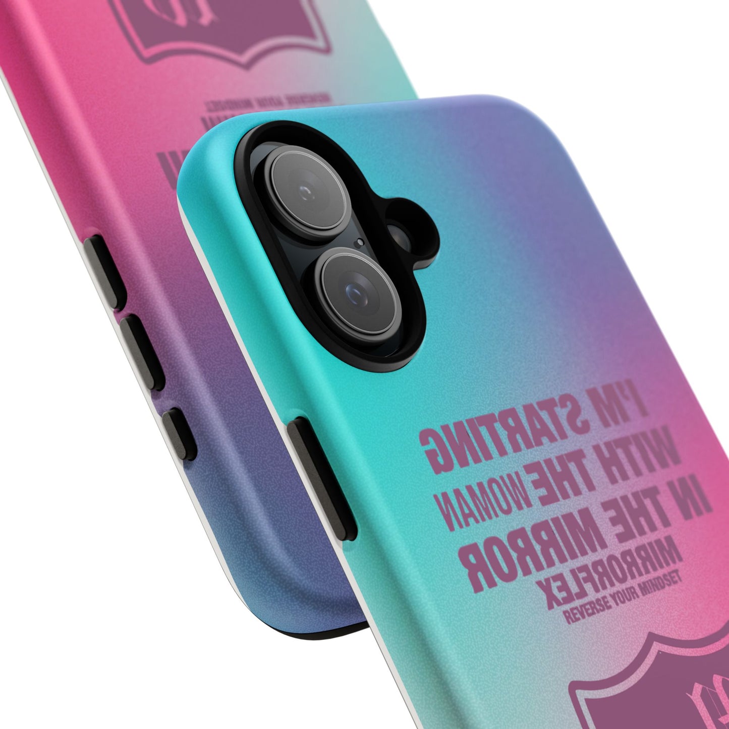 Empowering Phone Case - 'Starting with the Woman in the Mirror' Design
