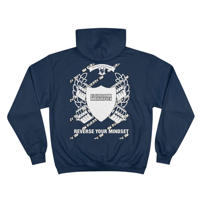 Motivational Champion Hoodie - Reverse Your Mindset, Fitness Inspiration, Gym Wear