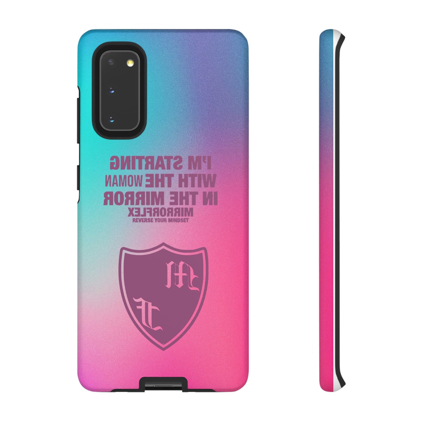 Empowering Phone Case - 'Starting with the Woman in the Mirror' Design