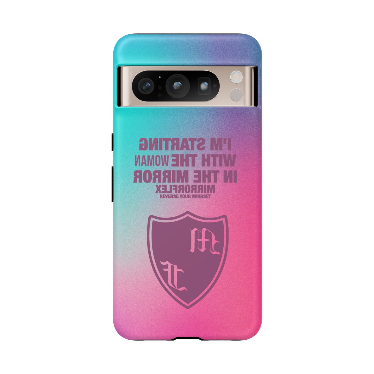 Empowering Phone Case - 'Starting with the Woman in the Mirror' Design