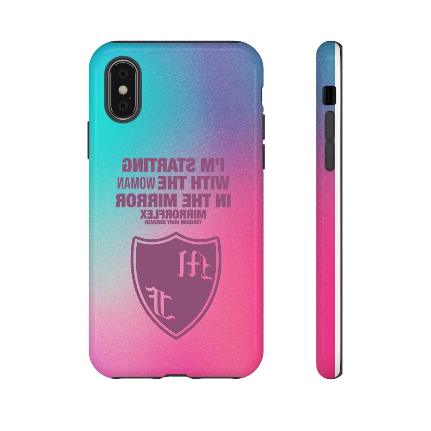 Empowering Phone Case - 'Starting with the Woman in the Mirror' Design