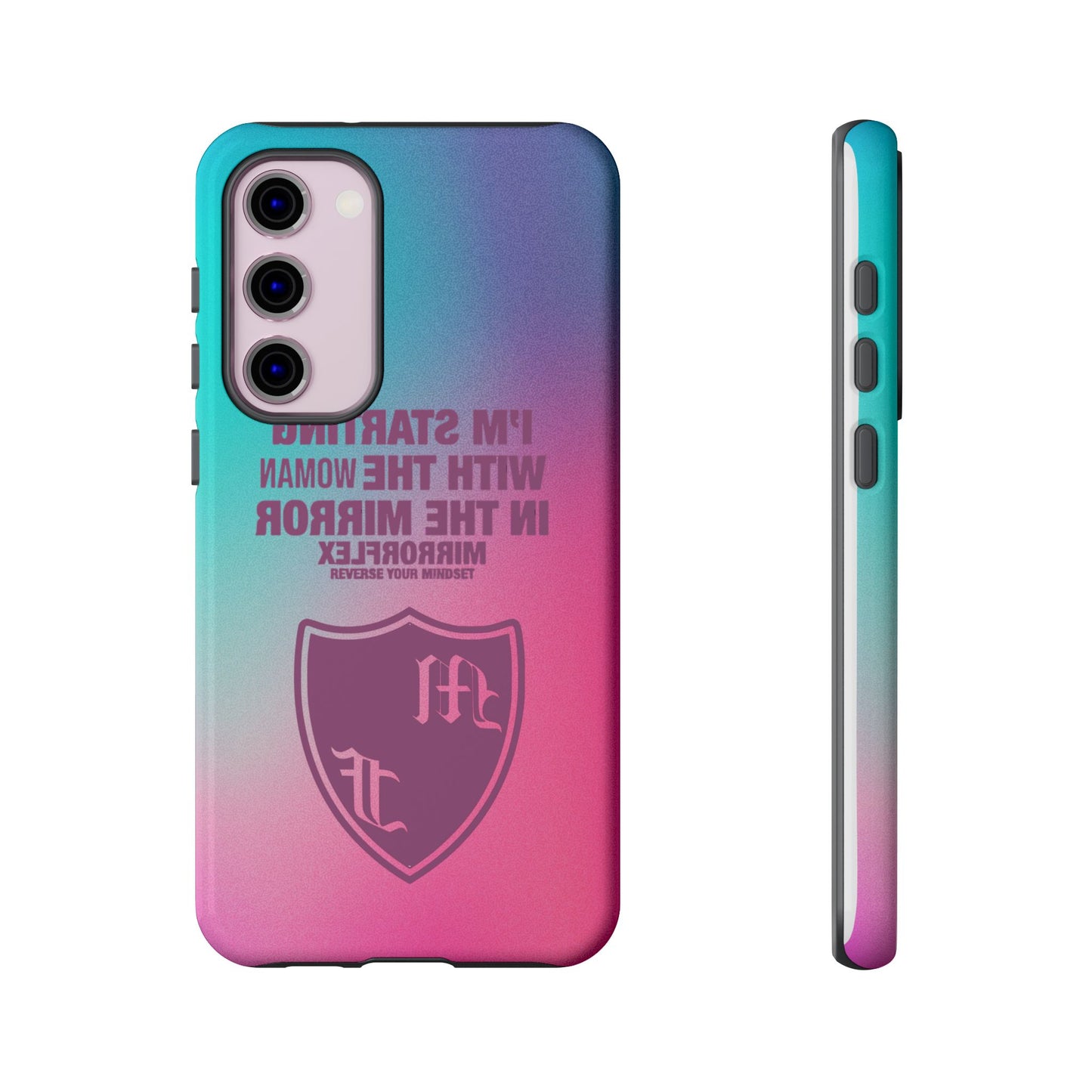 Empowering Phone Case - 'Starting with the Woman in the Mirror' Design