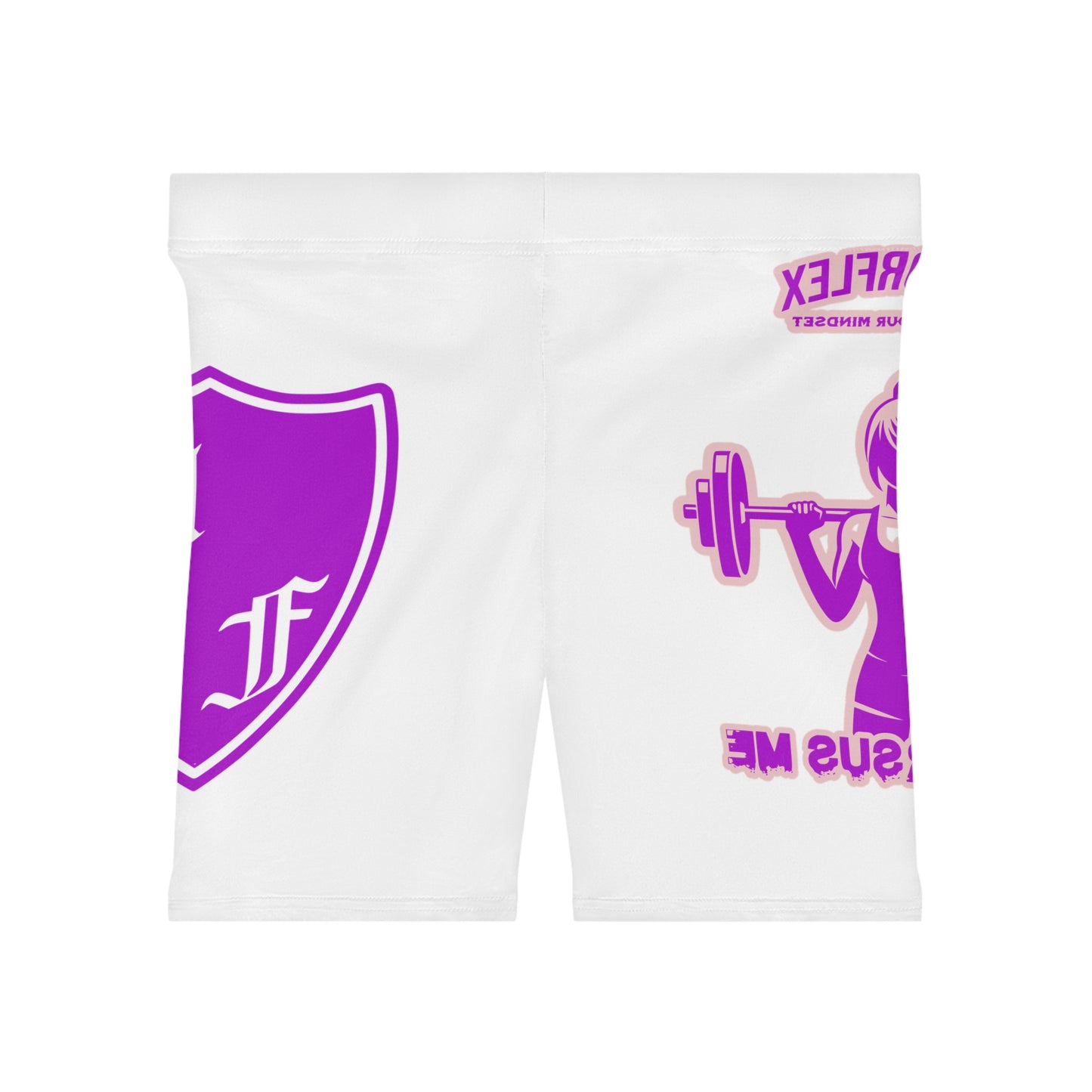 Empowerment Biker Shorts for Women - Fitness & Mindset Design