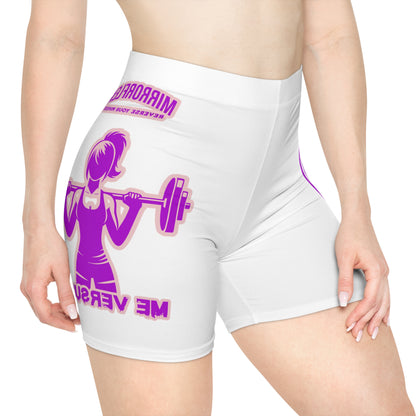 Empowerment Biker Shorts for Women - Fitness & Mindset Design