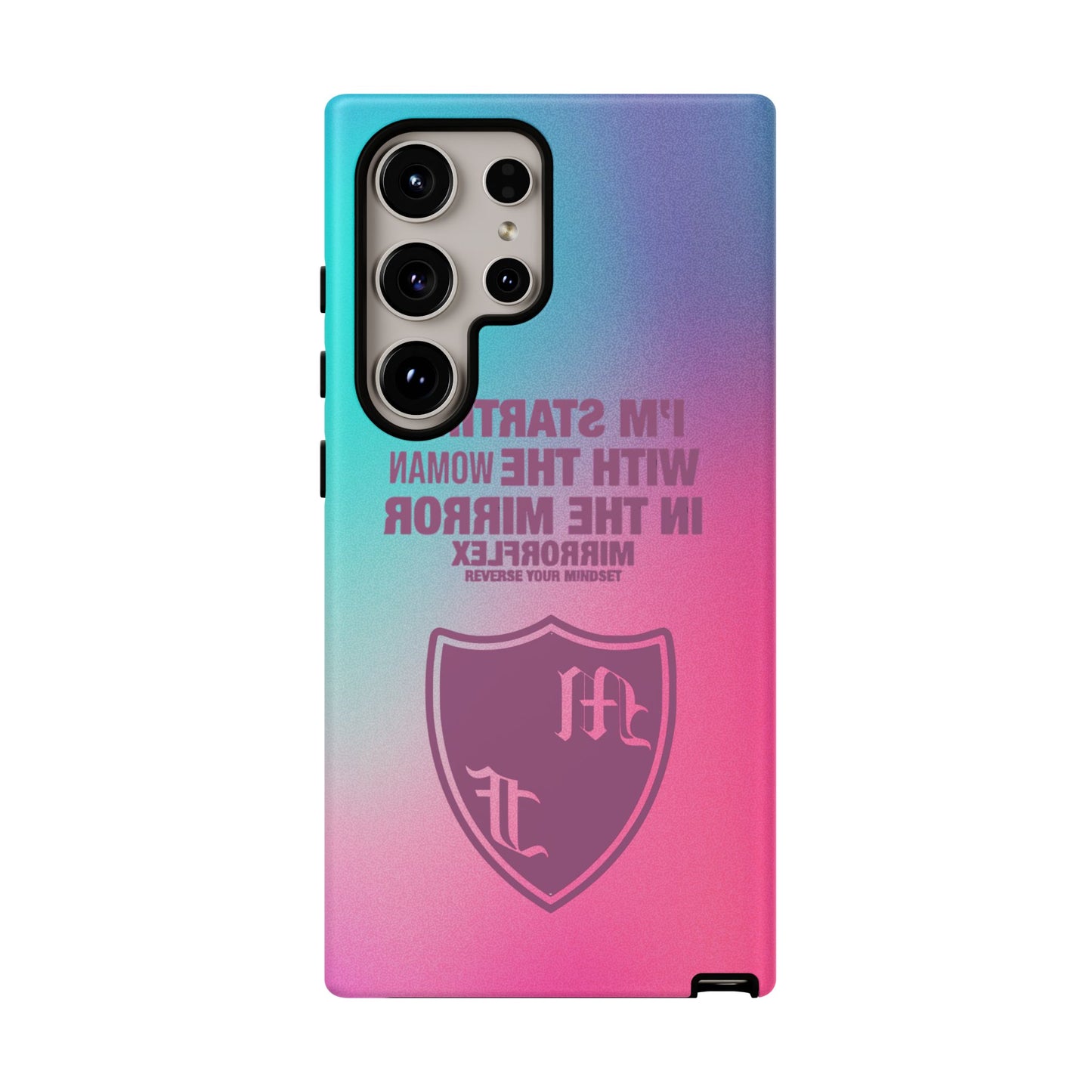 Empowering Phone Case - 'Starting with the Woman in the Mirror' Design