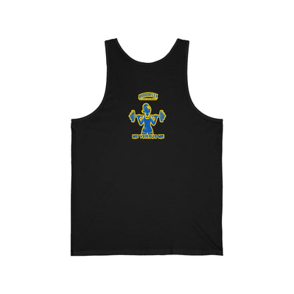 Motivational Unisex Jersey Tank - "Opportunities Don't Happen, Create Them!" & "Mirrorflex: Me Versus Me"