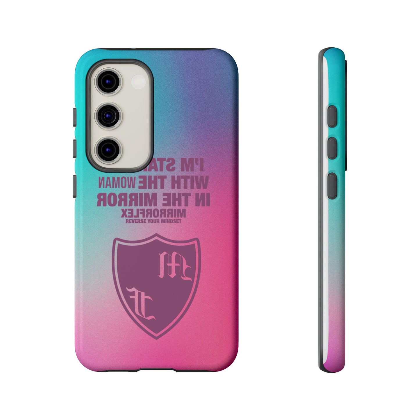Empowering Phone Case - 'Starting with the Woman in the Mirror' Design