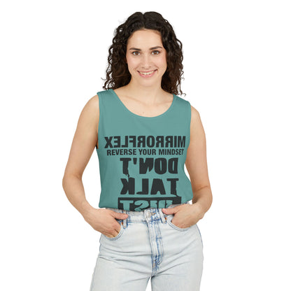 Motivational Unisex Tank Top - 'Reverse Your Mindset'