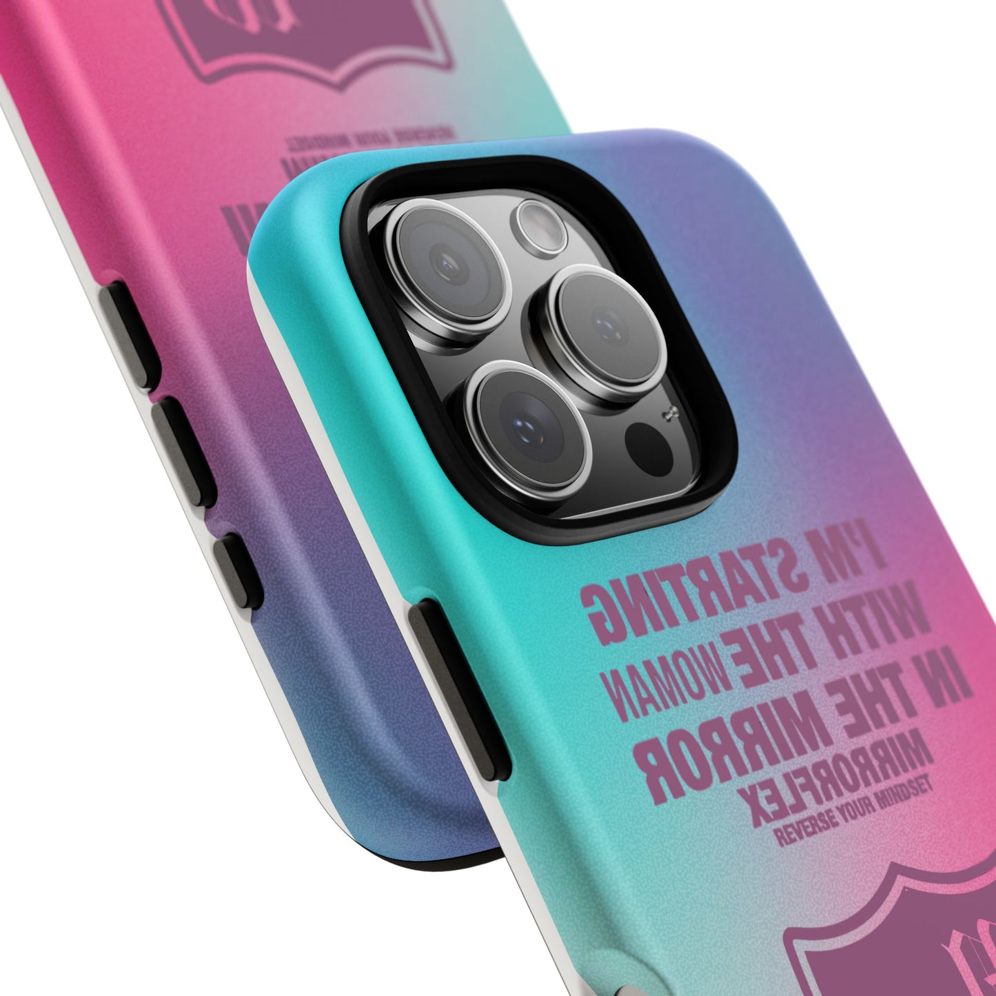 Empowering Phone Case - 'Starting with the Woman in the Mirror' Design