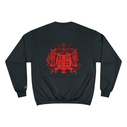 Champion Sweatshirt - 'No One Remembers the Outsider' Statement Crewneck - Stylish, Comfortable, Perfect for Friends and Family Gatherings