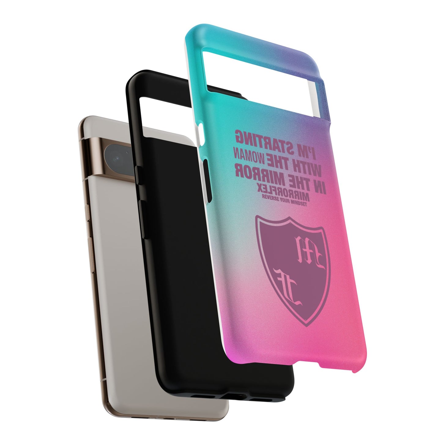 Empowering Phone Case - 'Starting with the Woman in the Mirror' Design