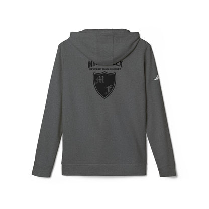 Adidas Unisex Fleece Hoodie - Motivational Fitness Sweatshirt with ‘Stay Classy’ Design