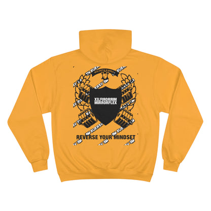Motivational Champion Hoodie - Reverse Your Mindset, Fitness Inspiration, Gym Wear