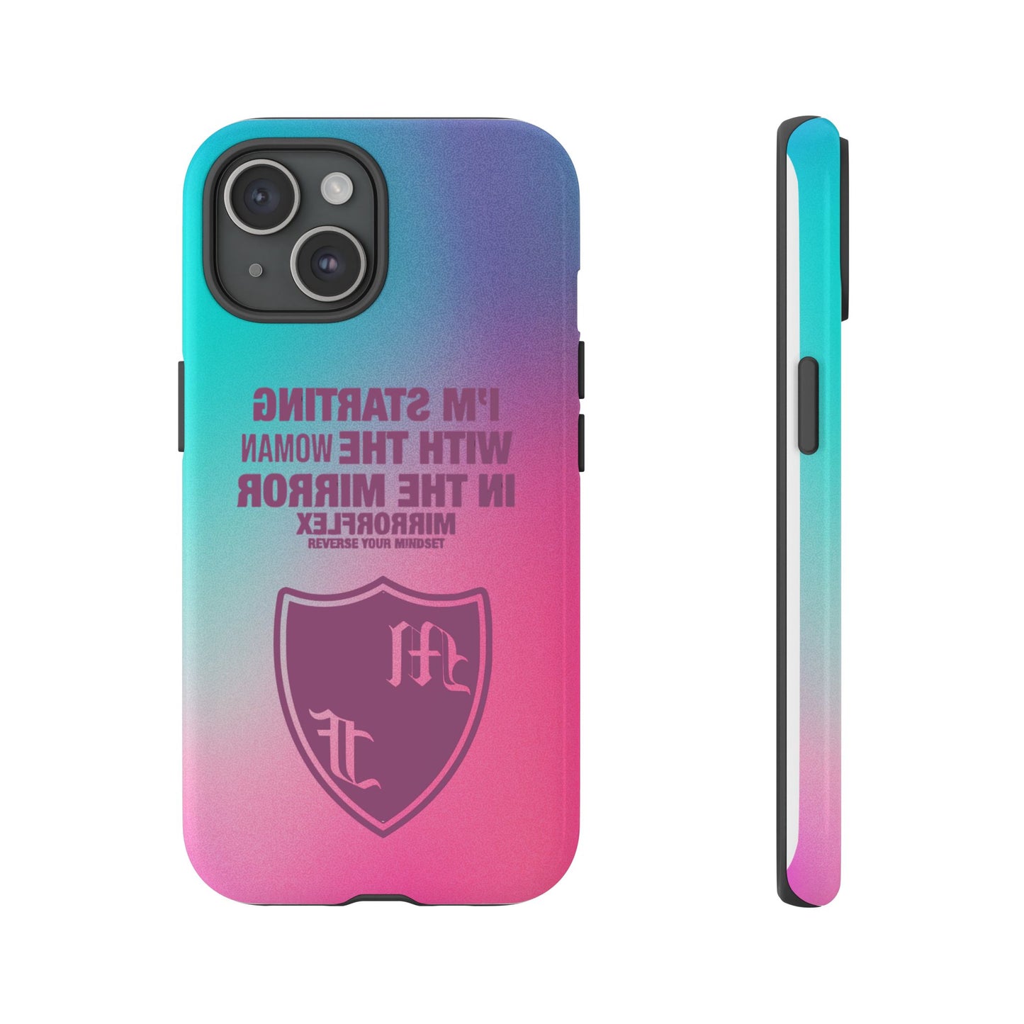 Empowering Phone Case - 'Starting with the Woman in the Mirror' Design