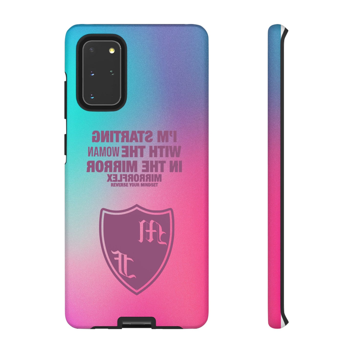 Empowering Phone Case - 'Starting with the Woman in the Mirror' Design