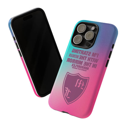 Empowering Phone Case - 'Starting with the Woman in the Mirror' Design