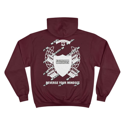 Motivational Champion Hoodie - Reverse Your Mindset, Fitness Inspiration, Gym Wear