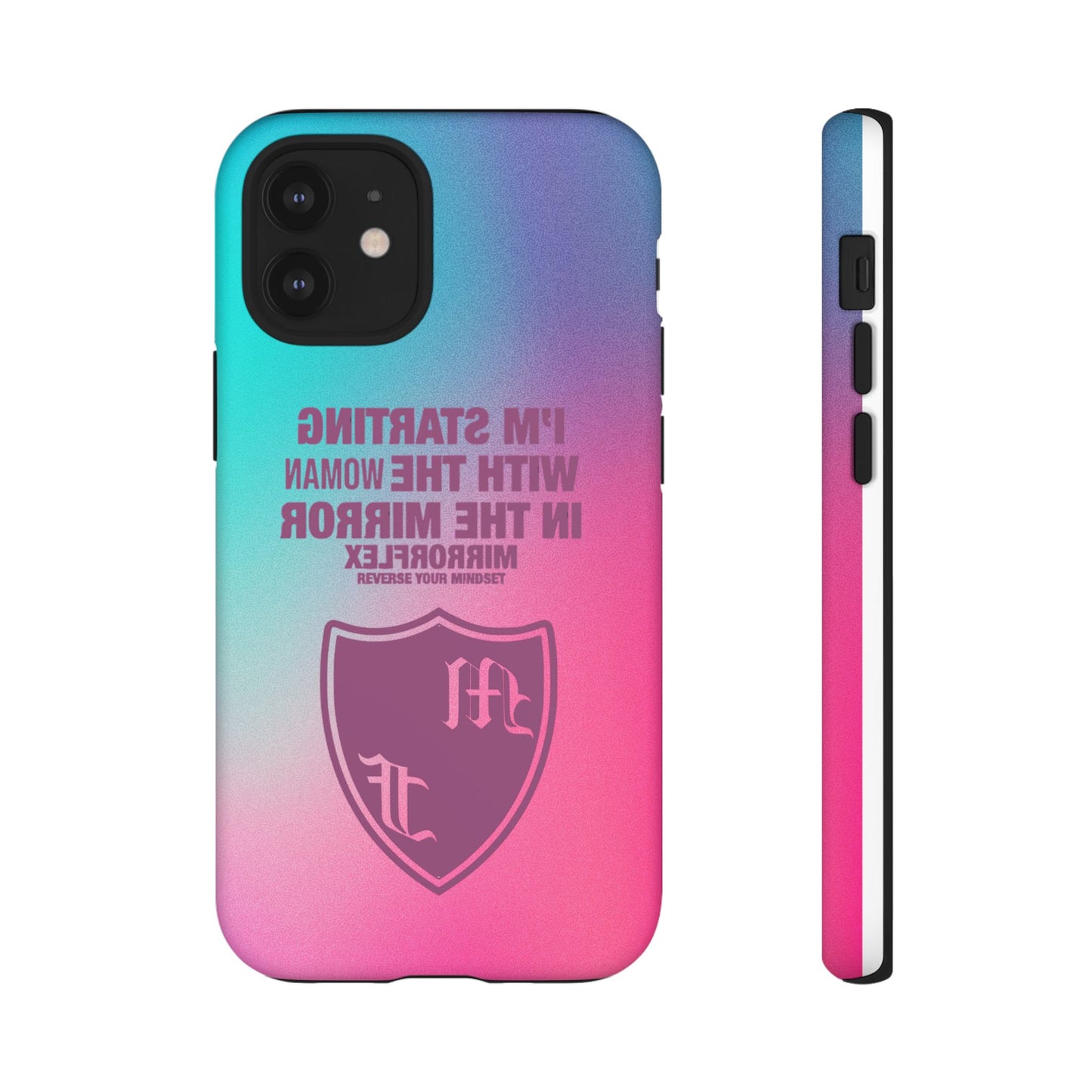 Empowering Phone Case - 'Starting with the Woman in the Mirror' Design