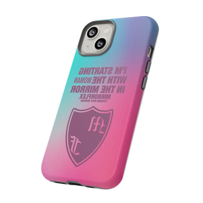 Empowering Phone Case - 'Starting with the Woman in the Mirror' Design