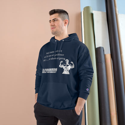 Motivational Champion Hoodie - Reverse Your Mindset, Fitness Inspiration, Gym Wear