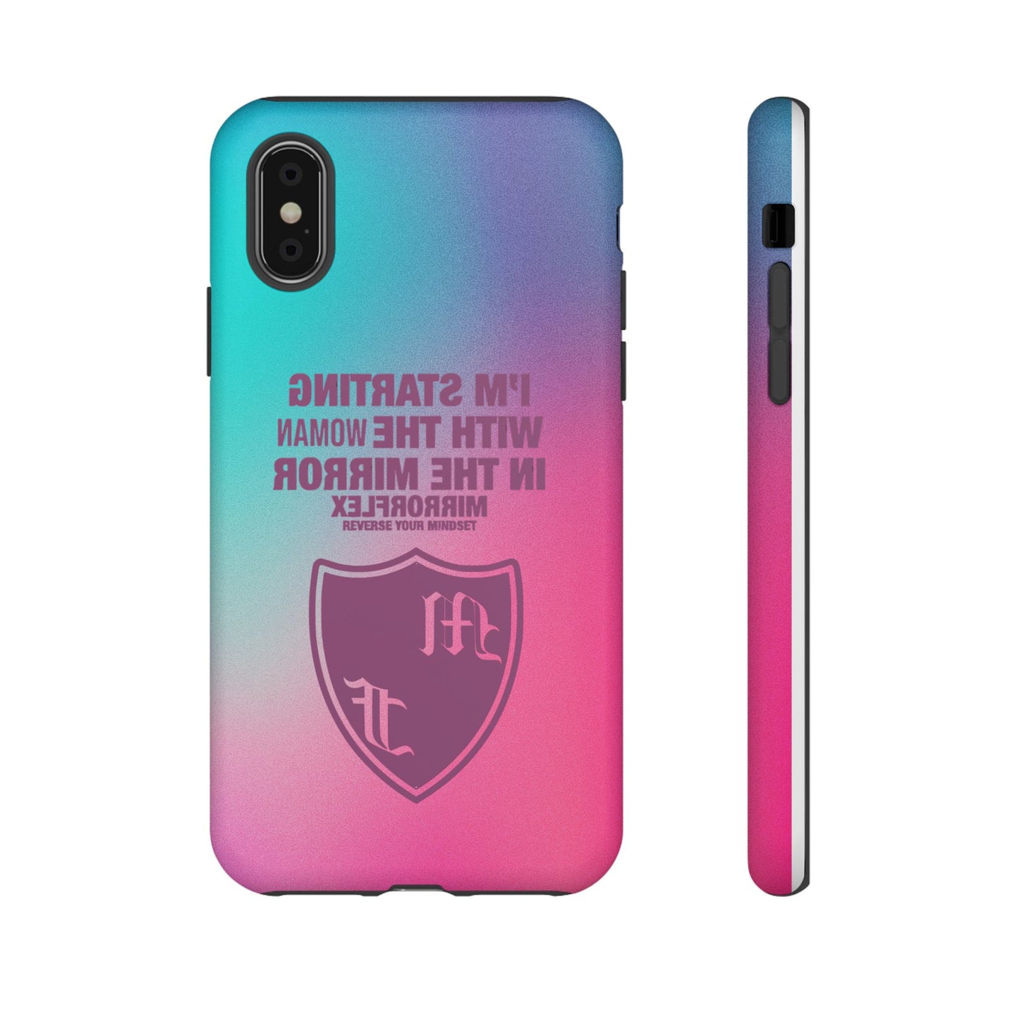 Empowering Phone Case - 'Starting with the Woman in the Mirror' Design