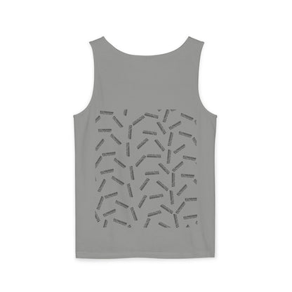 Unisex Garment-Dyed Tank Top - 'F*ck It, Lift That Sh*t' Motivational Workout Tee